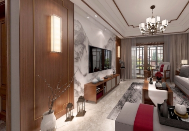 130㎡簡雅中式，超凡脫俗的高級感【廣視花園】